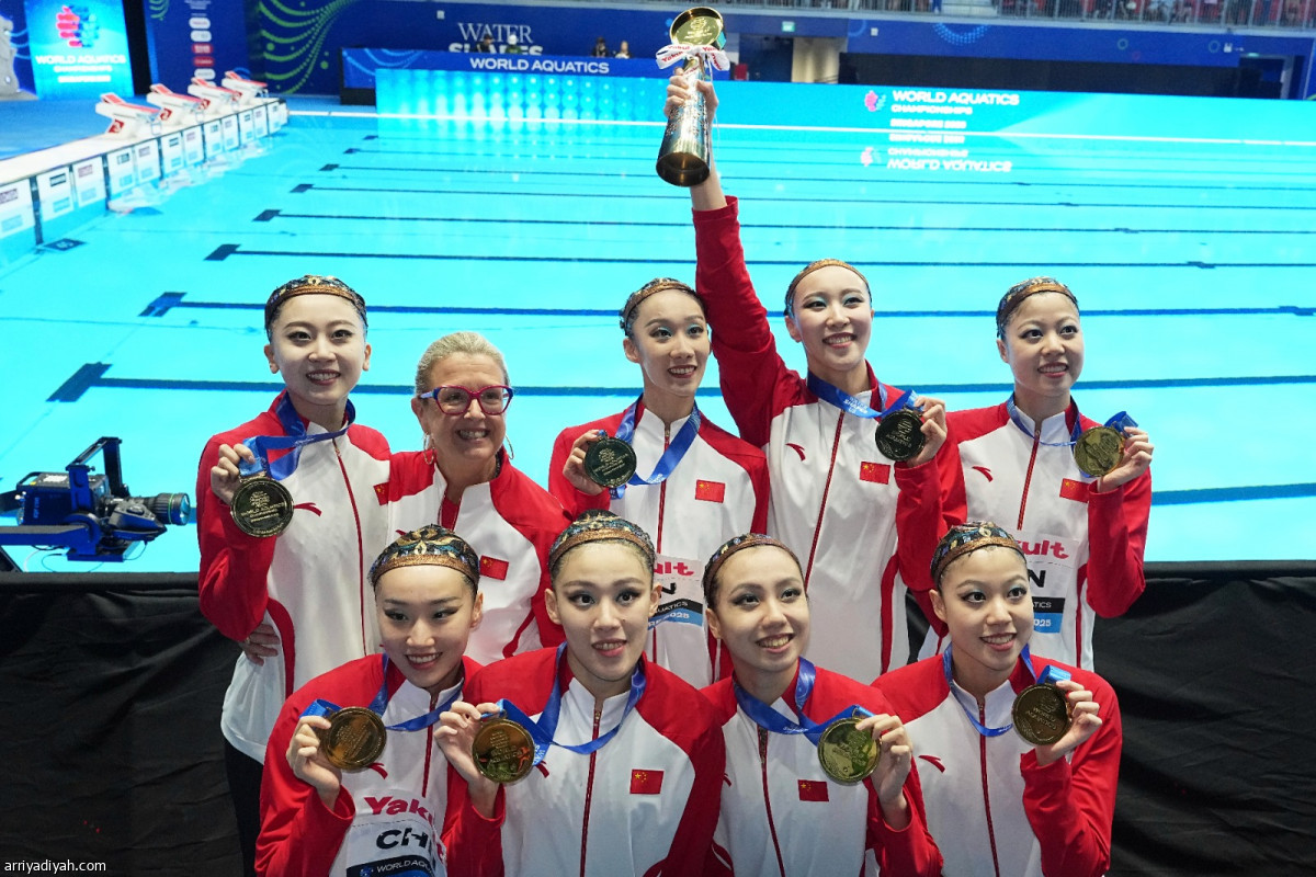 الصين تحصد الذهب