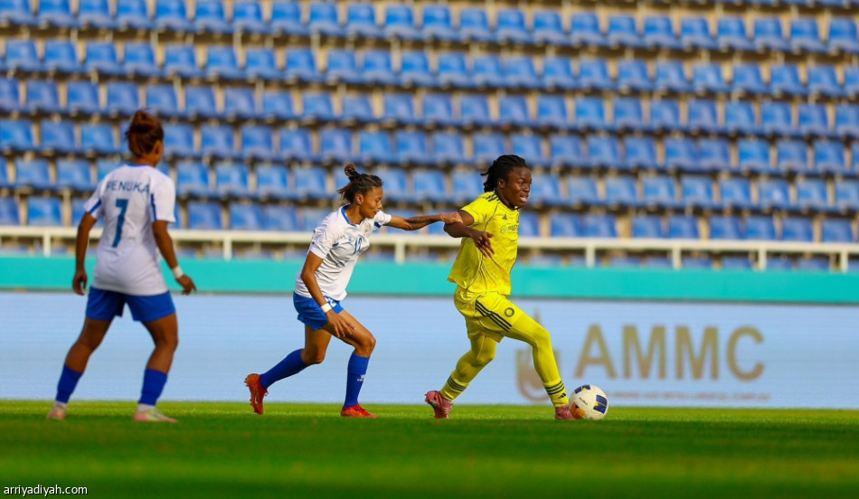 سيدات النصر يودعن الآسيوية بمهرجان أهداف