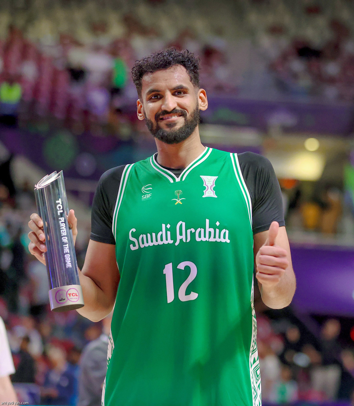 أخضر السلة يحتفل