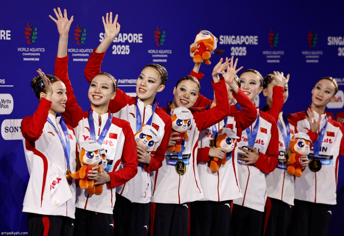 الصين تحصد الذهب