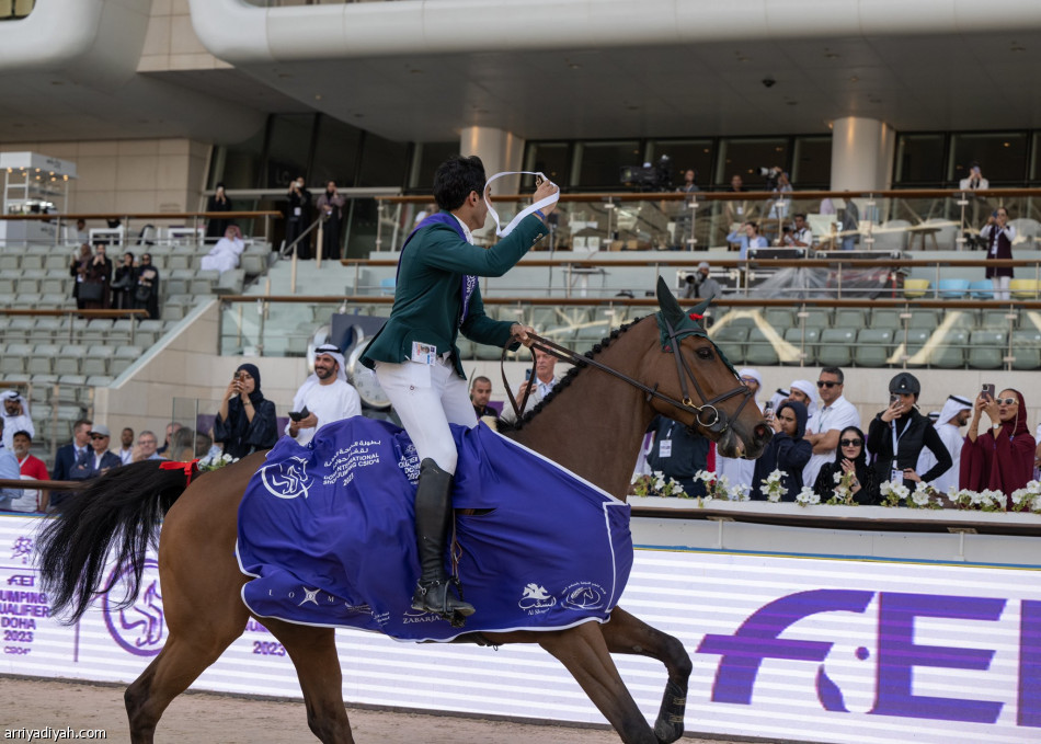 أخضر قفز الحواجز يتأهل إلى أولمبياد باريس 2024