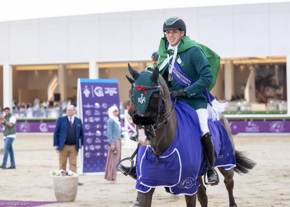 أخضر قفز الحواجز يتأهل إلى أولمبياد باريس 2024